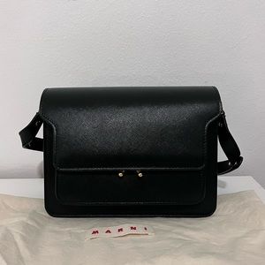 Marni Medium Saffiano Trunk Shoulder Bag